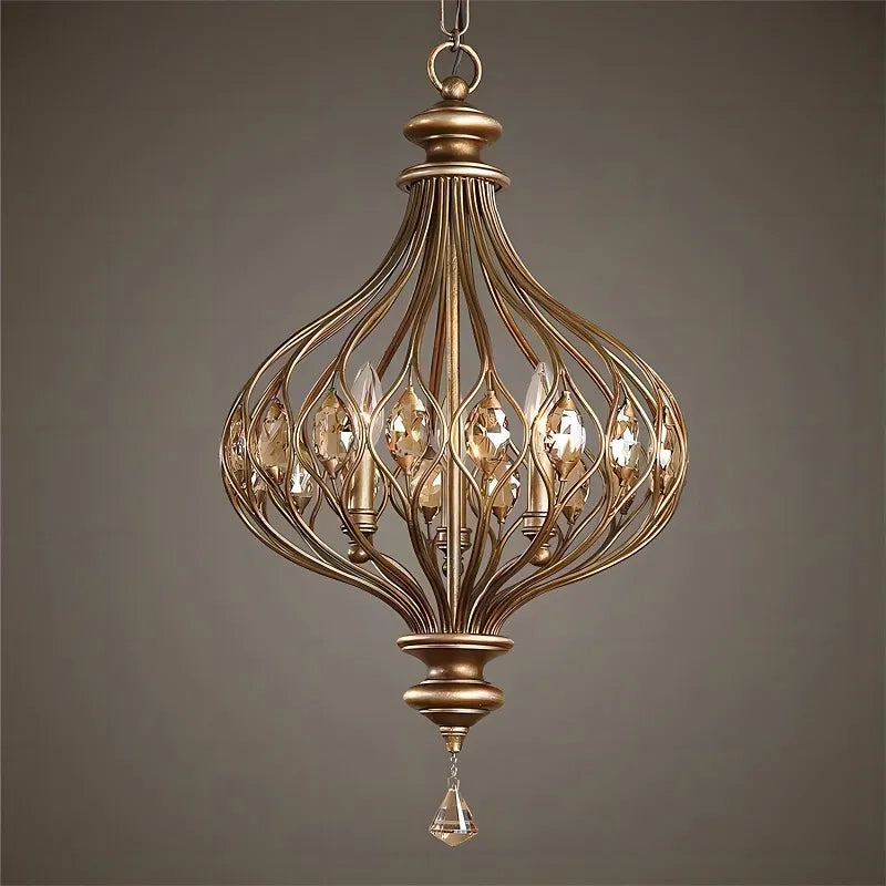 Lantern Chandelier Villa Pendant Lamp